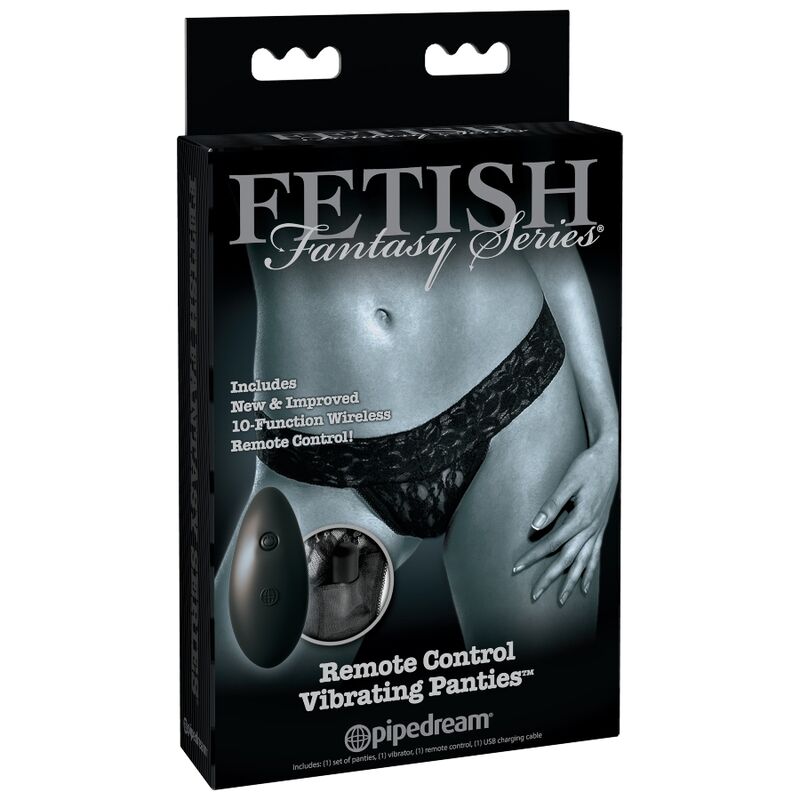 Close-up of the FETISH FANTASY LIMITED EDITION Calcinhas Vibrantes de Controle Remoto, highlighting its design and discreet vibrator.