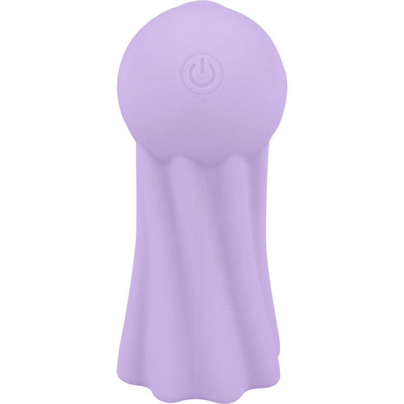 OHMAMA Estimulador de Clitóris Medusa, mostrando seu design compacto e silicone macio.