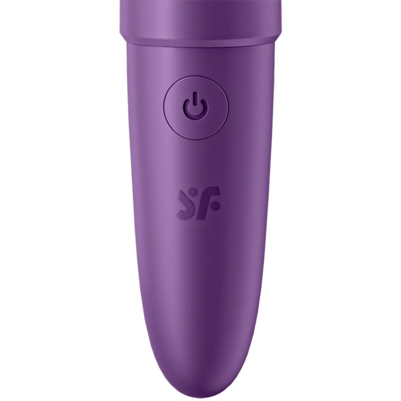Satisfyer Ultra Power Bullet 6 Roxo, mini vibrador recarregável de silicone macio para prazer discreto.