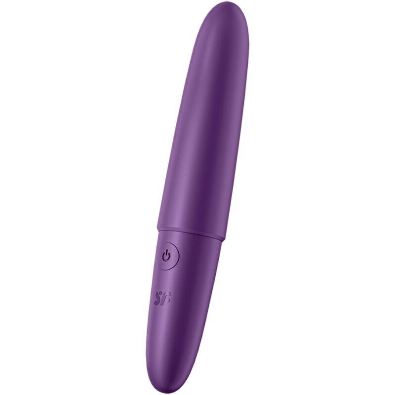 Satisfyer Ultra Power Bullet 6 Roxo, mini vibrador recarregável de silicone macio para prazer discreto.