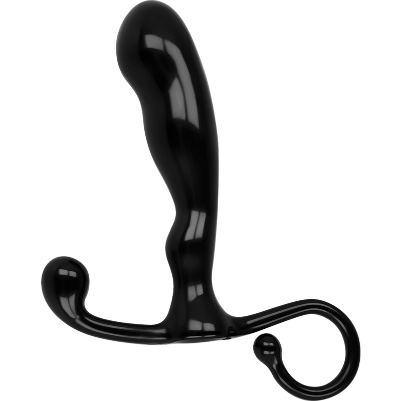 Close-up do Plug Anal OHMAMA com Anel Conforto 11,5 cm, destacando seu design ergonômico e material macio.