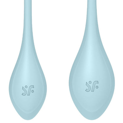 Satisfyer Conjunto de Bolas Ben Wa Yoni Power 2 Azul para fortalecimento do assoalho pélvico