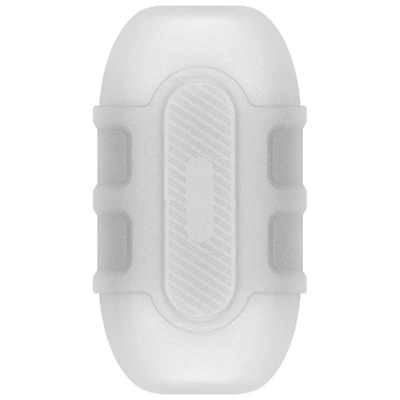 Jamyjob Masturbador Masculino Duplo Turbo com entradas para boca e vagina, mostrando o material realista e textura.