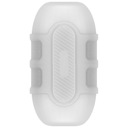 Jamyjob Masturbador Masculino Duplo Turbo com entradas para boca e vagina, mostrando o material realista e textura.