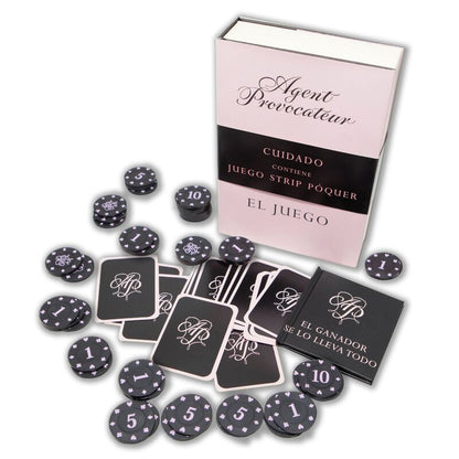 Jogo de Strip Poker com Fichas e Cartas