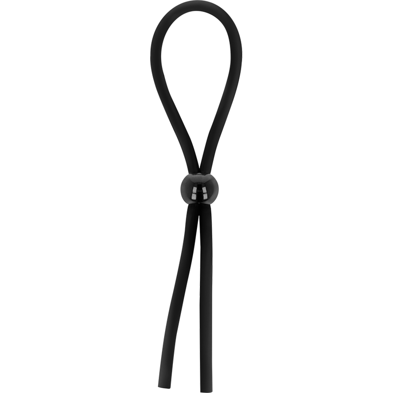 Anel peniano OHMAMA FETISH com textura de corda, feito em silicone hipoalergénico para prazer e conforto.