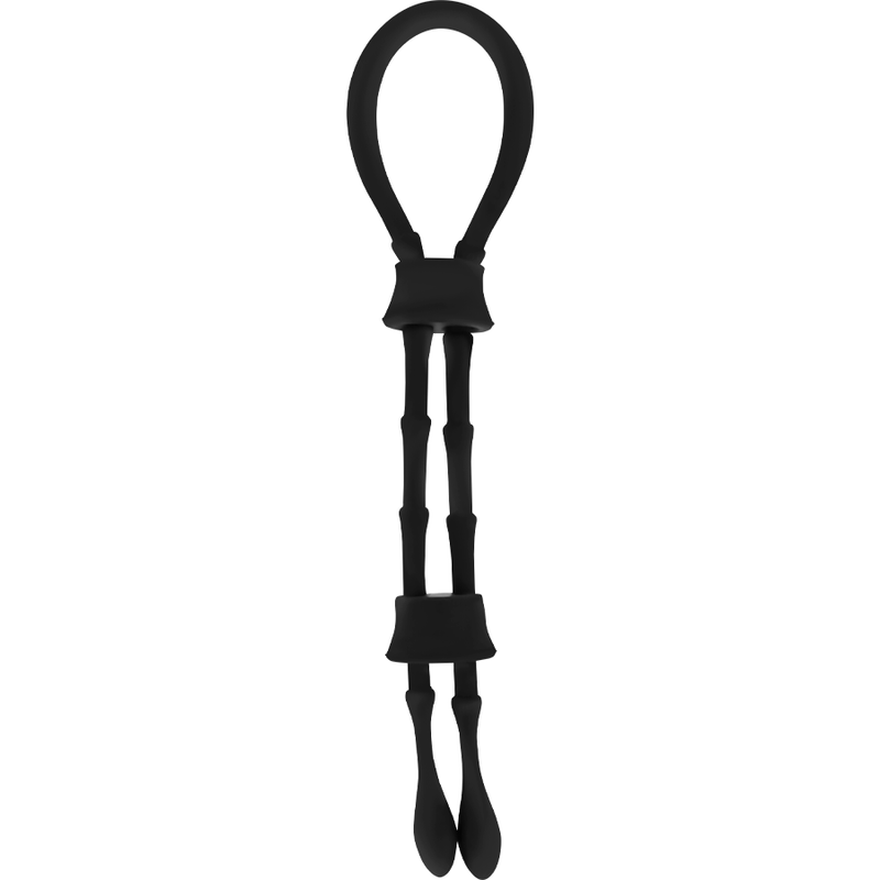 Anel Peniano e Testicular OHMAMA FETISH de silicone hipoalergénico para prazer intensificado.