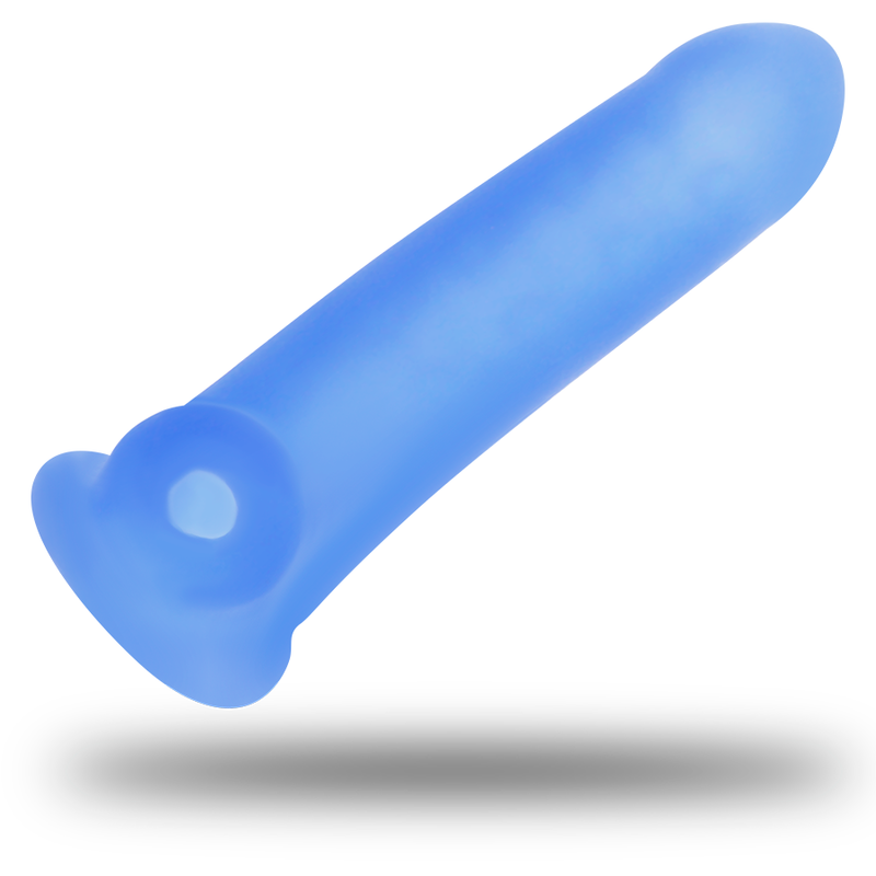 Capa de Silicone OHMAMA para Pénis e Testículos M, ideal para aumento de espessura e prazer.
