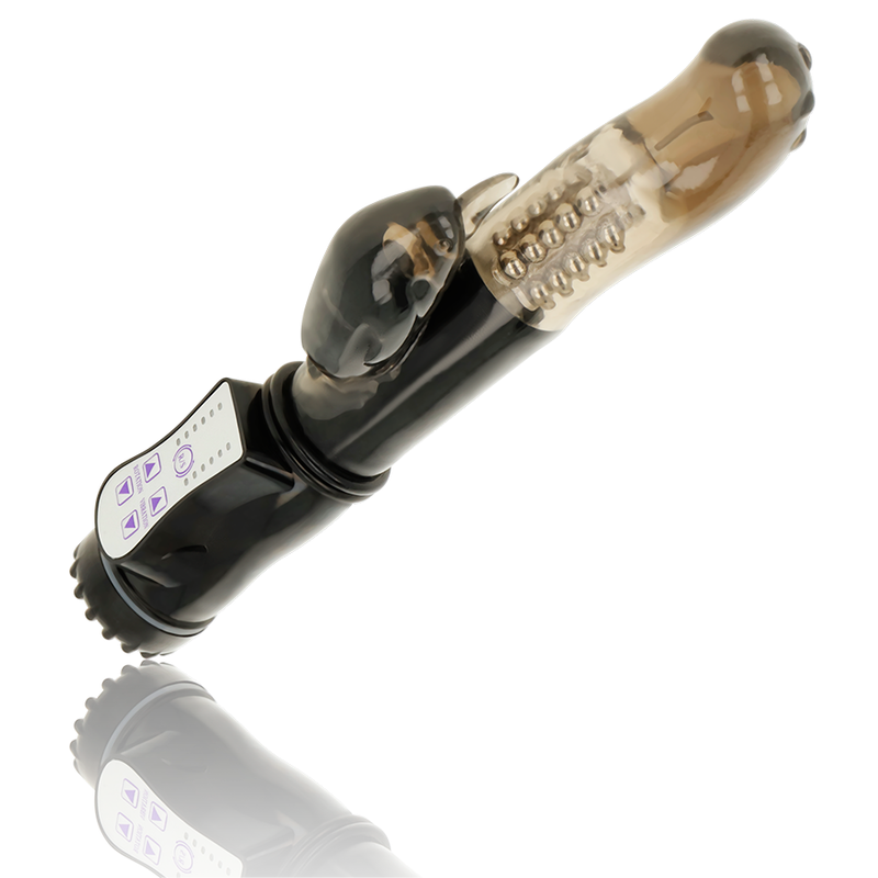 Vibrador Rotador OHMAMA Delfin com design ergonómico e estimulador de clitóris