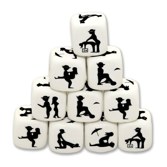 Dados de Pose Brancos