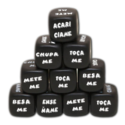 Dados de Ação Pretos para Casais