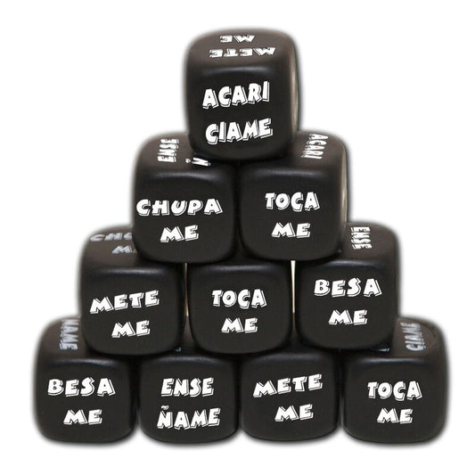 Dados de Ação Pretos para Casais