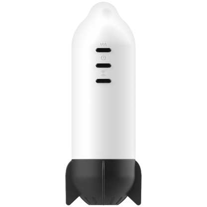 Detalhe do Masturbador Masculino Jamyjob Rocket com funções de vibração e compressão