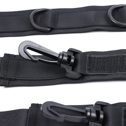 Conjunto OHMAMA Algemas e Colar de Nylon Ajustável para jogos BDSM.