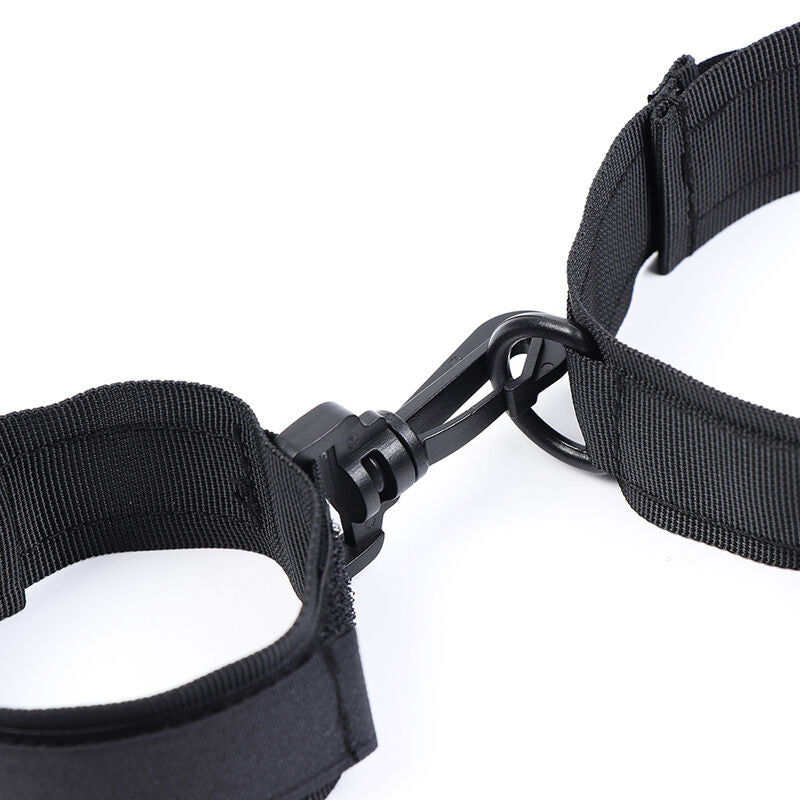 Conjunto OHMAMA Algemas e Colar de Nylon Ajustável para jogos BDSM.