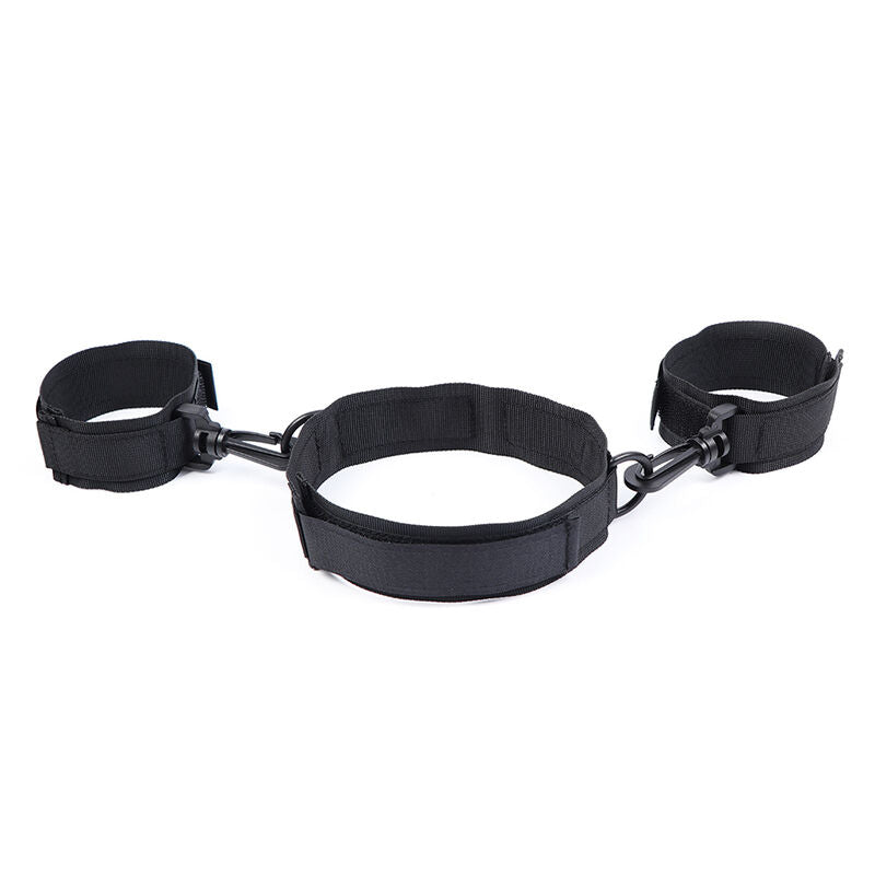 Conjunto OHMAMA Algemas e Colar de Nylon Ajustável para jogos BDSM.