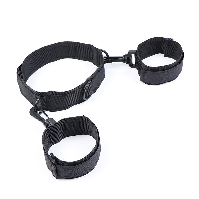 Conjunto OHMAMA Algemas e Colar de Nylon Ajustável para jogos BDSM.