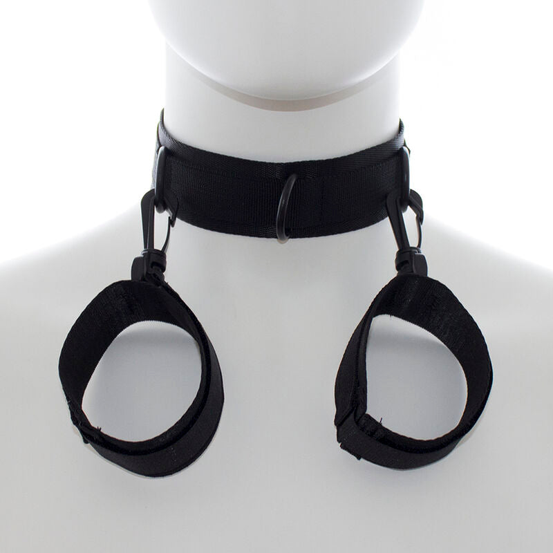 Conjunto OHMAMA Algemas e Colar de Nylon Ajustável para jogos BDSM.