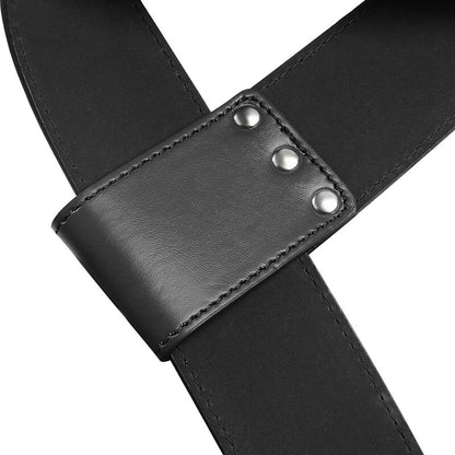 Algemas de Suspensão Ohmama Fetish para Pulso e Tornozelo, detalhe do material PVC e metal.