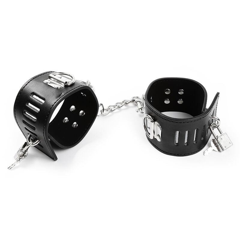 Detalhe das Restrições de Tornozelo Ohmama Fetish Estilo Hasp Ajustáveis para BDSM