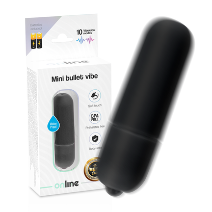 Mini Bala Vibrante Preta