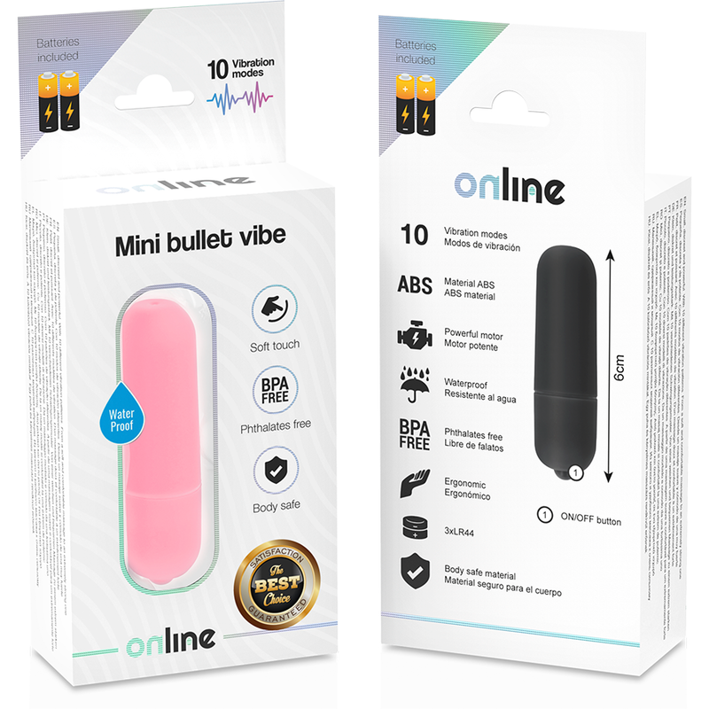 Bala Vibrante Mini Rosa