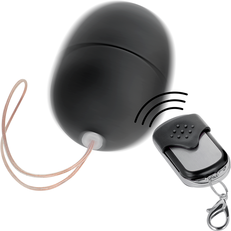 Ovo Vibratório com Controle Remoto S Preto