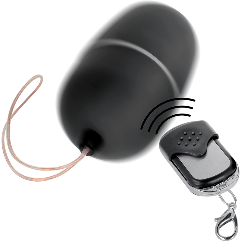 Ovo Vibrante com Controle Remoto M Preto