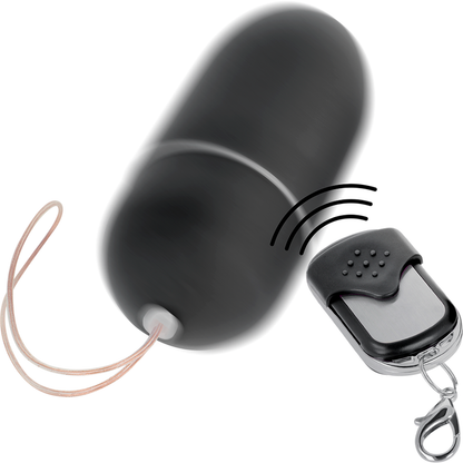 Ovo Vibrante com Controle Remoto L Preto