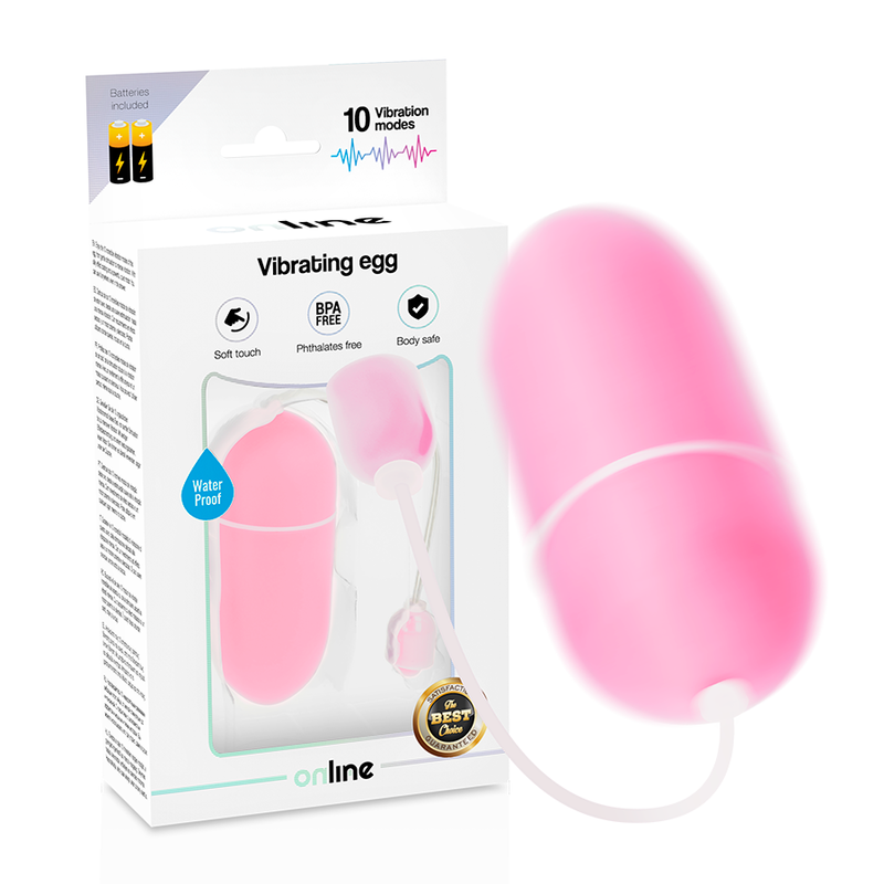 Ovo Vibrante Rosa Impermeável