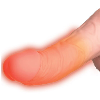 Vibrador Realístico Plus Triple Threat Tom de Pele Claro