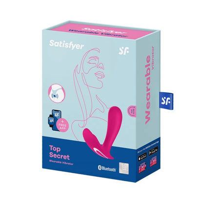 Satisfyer Top Secret Vibrador Discreto com App Rosa em detalhe