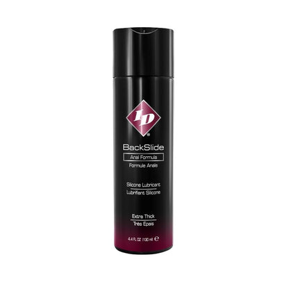 Embalagem do ID Lubrificante Anal Backslide Silicone Relaxante Muscular 130 ML.