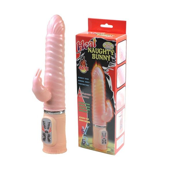 Vibrador Coelho Rampante BAILE com função de aquecimento e design elegante.
