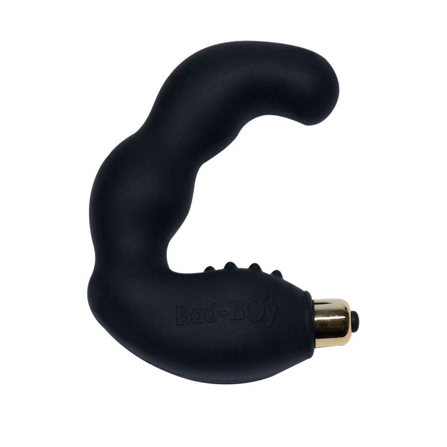 ROCKS-OFF Bad Boy Massageador Prostático Masculino Vibratório de silicone preto