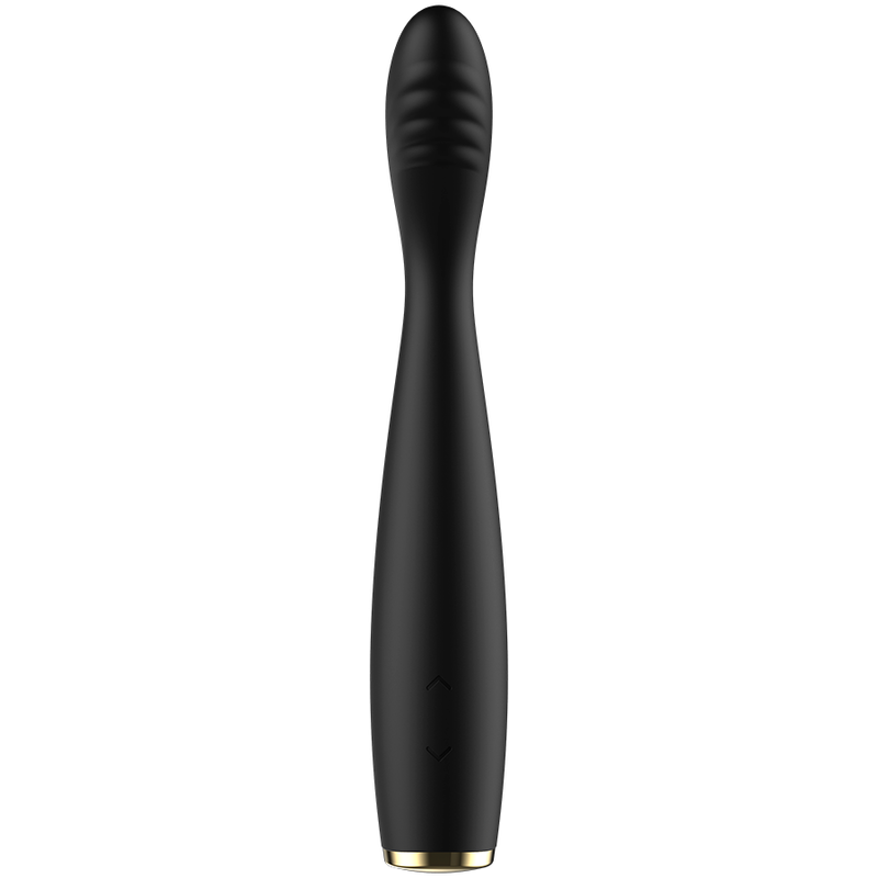 Close-up do vibrador flexível IBIZA para ponto G e clitóris, mostrando o design ergonómico e material de silicone de alta qualidade.