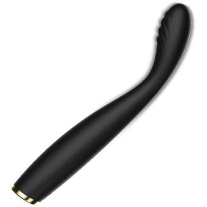 Close-up do vibrador flexível IBIZA para ponto G e clitóris, mostrando o design ergonómico e material de silicone de alta qualidade.