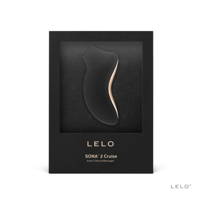 LELO Estimulador de Clitóris Sona 2 Preto, com tecnologia de ondas sônicas para estimulação sem contato.
