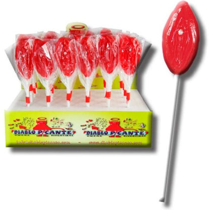 Pirulito de Goma Sabor Morango para Lábios