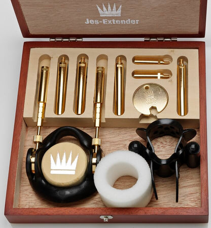 Extensor Peniano de Tração Banhado a Ouro 24K