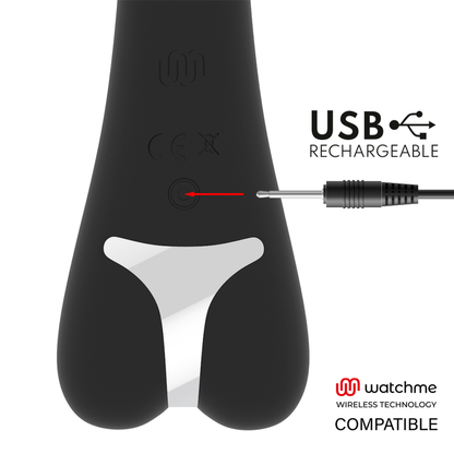 Detalhes do Vibrador BRILLY GLAM Ryan Wireless Watchme com design elegante e funcional.
