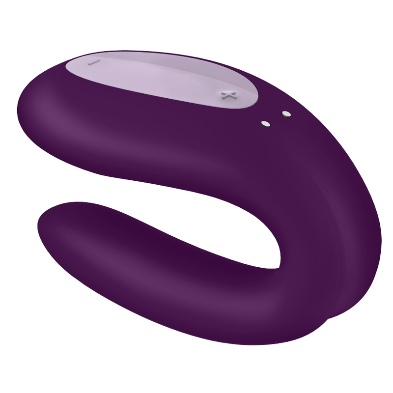 Satisfyer Partner Box 1, kit de vibradores para casal com controlo por app, mostrando o Double Joy e o Sexy Secret de silicone médico.