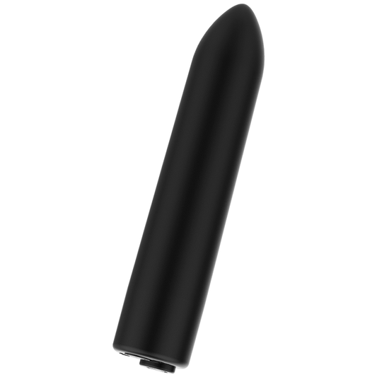 Close-up da Bala Vibrante Mini Intense, mostrando seu design compacto e elegante.