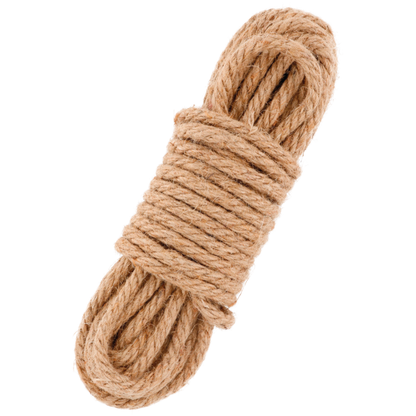 Corda Japonesa Darkness de 10m em juta natural para bondage e shibari