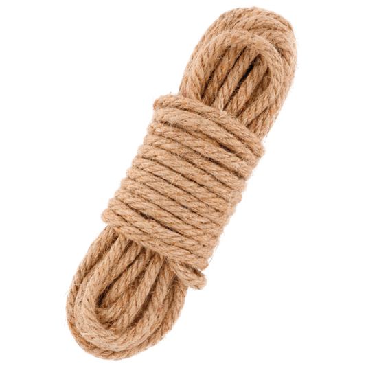 Corda Japonesa Darkness de 10m em juta natural para bondage e shibari