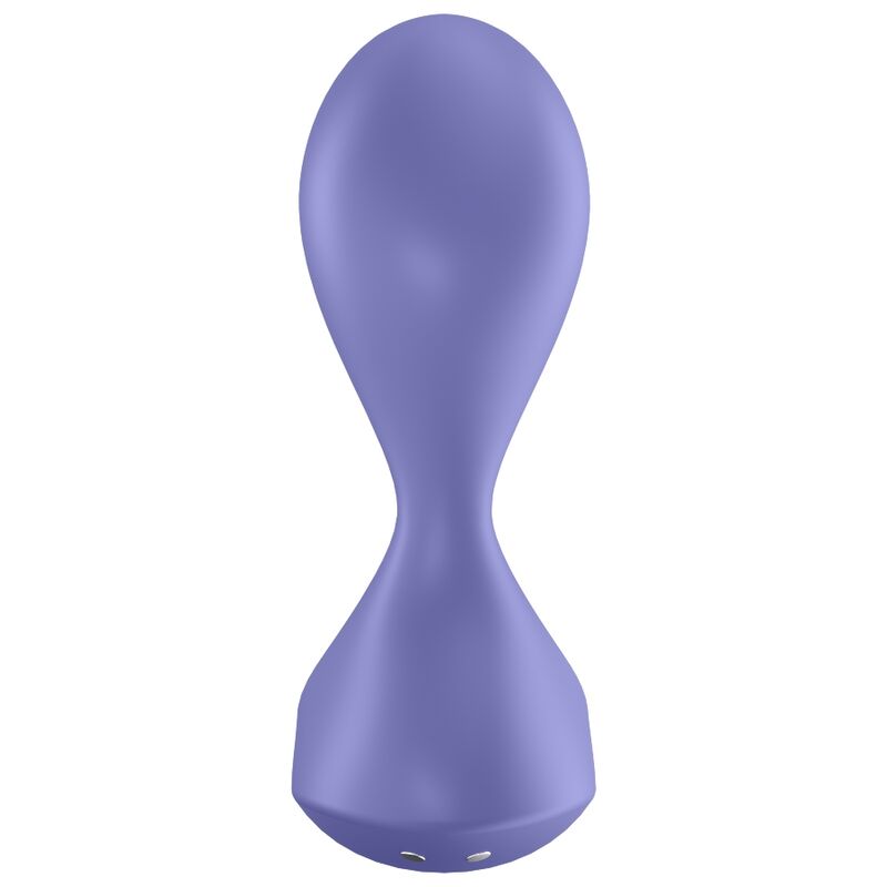 Satisfyer Plugue Vibratório Sweet Seal App Roxo com controlo inteligente, exibindo design ergonómico e cor.