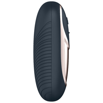 Satisfyer Vibrador Layon Dark Desire, com design ergonómico e superfície estriada para estimulação clitoriana.
