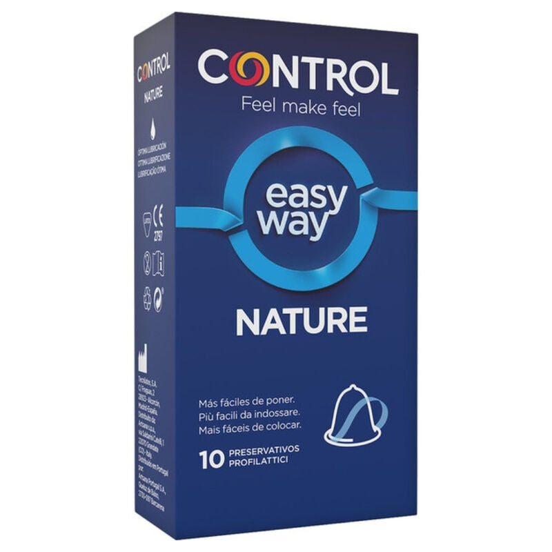 CONTROL Preservativos Nature Easy Way 10 Unidades para proteção e prazer