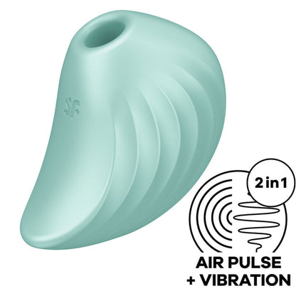 Satisfyer Pearl Diver Estimulador Clitoriano Verde com função de Pulso de Ar e Vibração.