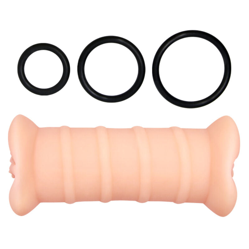 Masturbador Masculino Realístico de Vagina Dupla Emma